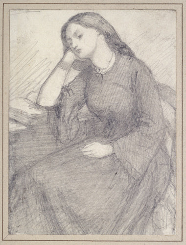 Portrait of Elizabeth Siddal, seated