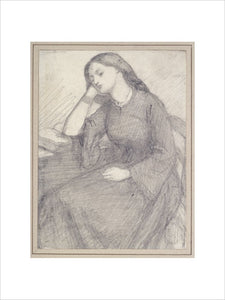 Portrait of Elizabeth Siddal, seated