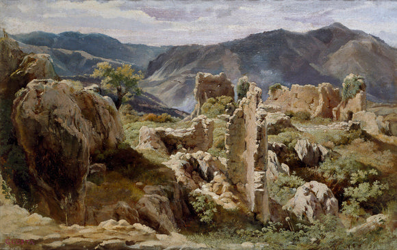 Ruins in the Colli Albani