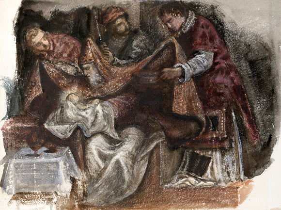 Study after Tintoretto's