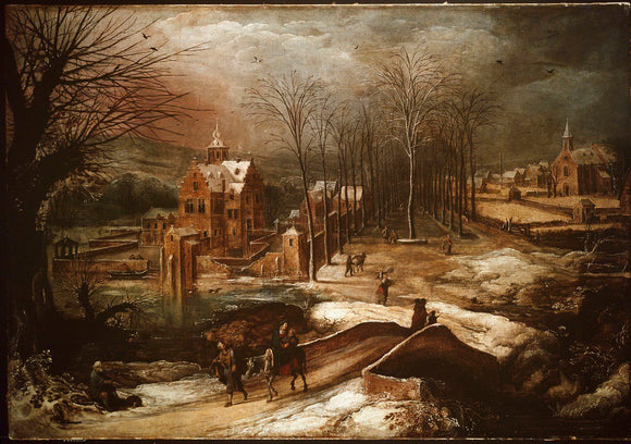 Winter Landscape with the Flight into Egypt