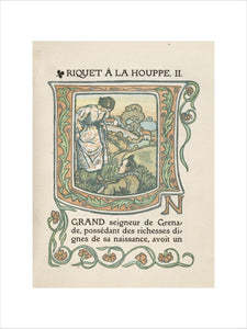 Opening page from 'Riquet à la Houppe'