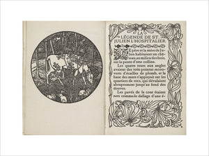 Frontispiece from 'Gustave Flaubert: Legende de Saint Julien Hospitalier'