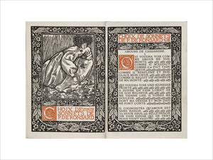 Frontispiece and Title Page for 'Choix de Sonnets de P. de Ronsard'
