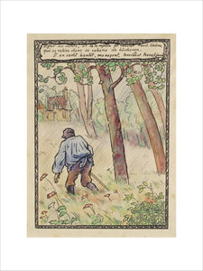 The woodcutter is driven by a tempest to his cabin from 'La Reine des Poissons'