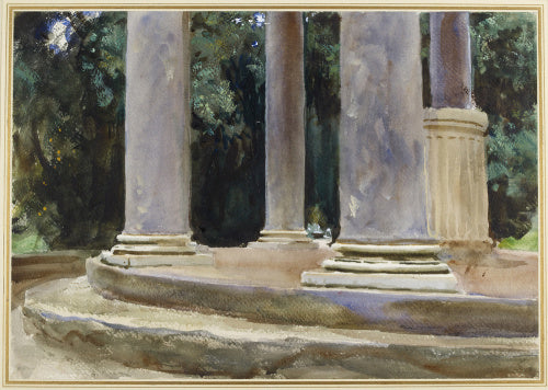 A View between the Columns of a Tempietto