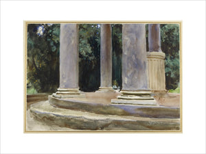 A View between the Columns of a Tempietto
