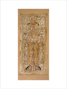 Shroud of Nespawtytawy, inscribed in hieroglyphs