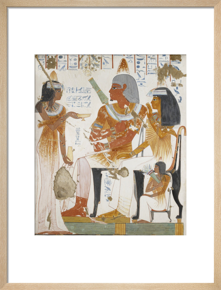 Copy of wall painting, private tomb 181 of Nebamun and Ipuky