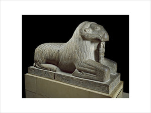 Statue of the ram of Amun