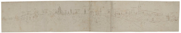 Study for the left-hand Portion of a View of Bruges from the South-West