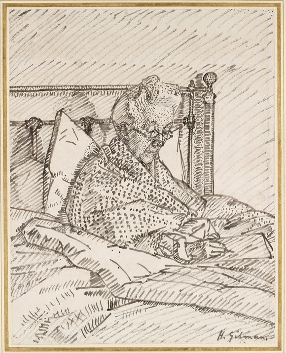 Portrait of the Artist's Mother writing in Bed