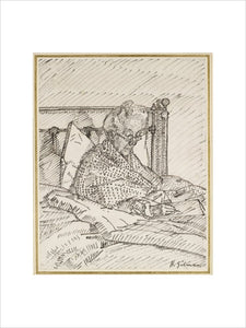 Portrait of the Artist's Mother writing in Bed