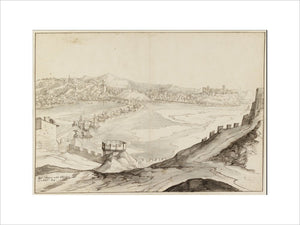 View of the Bridge at Avignon looking towards Villeneuve