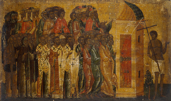 Icon of The Just entering Paradise