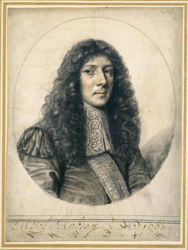 Portrait of John Aubrey