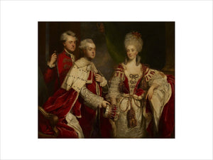 George, 2nd Earl Harcourt, his wife Elizabeth, and brother William