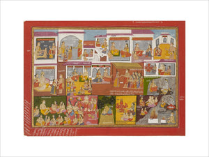 Page from a series of the Bhagavata Purana
