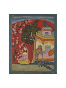 Ramakali {ragini}, from a {ragamala} series