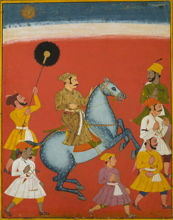 Maharana Raj Singh riding