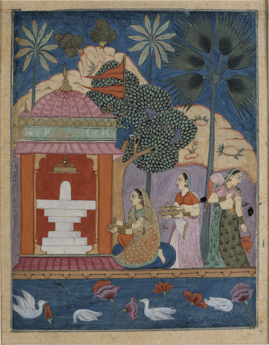 Bhairavi ragini, from a ragamala series