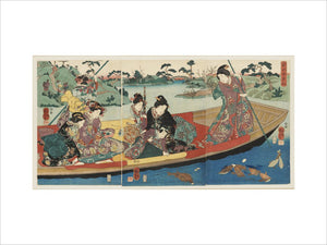 Triptych - Ladies in a boat