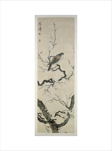 Shaomei Chen, Hanging Scroll - Bird on a Branch