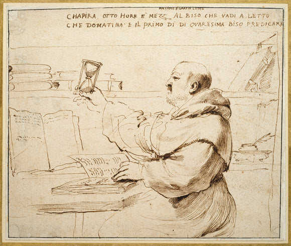 Caricature of Fra Bonaventura Bisi
