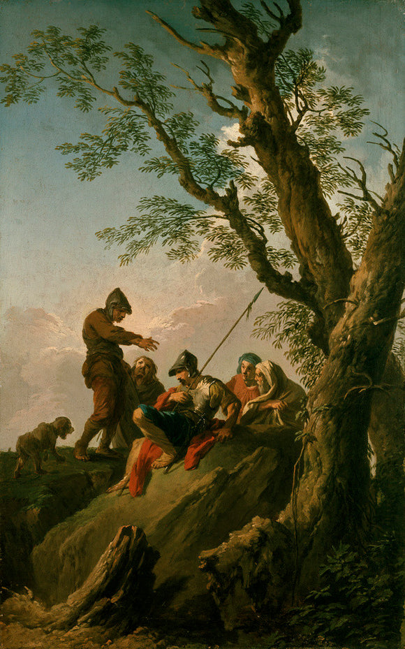 Landscape with Bandits and a Dog