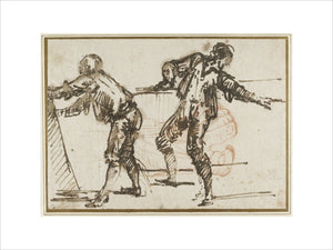Recto: Two Studies of Men