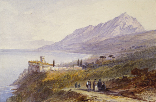 The Monastery of Stavronikita, Mount Athos, 1872