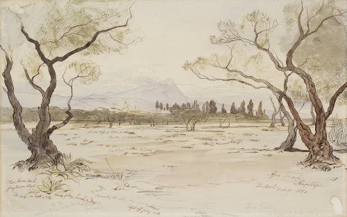 Near Konea (Gonia), Crete, 1864