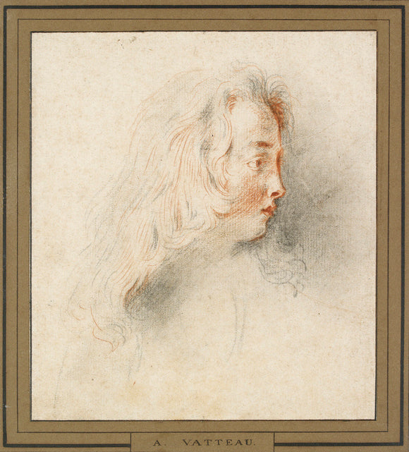 Head of a Boy in profile to right