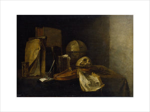 Vanitas Still life with a Violin, 1652