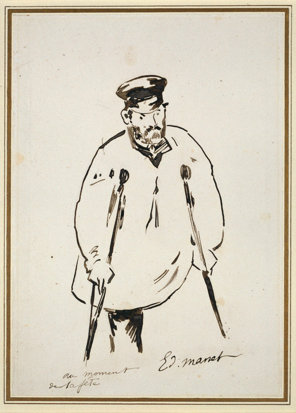 Man on Crutches