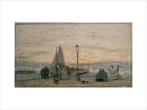 The Jetty at Trouville: Sunset