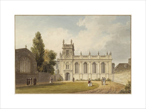 Entrance to Trinity College: Oxford Almanack for 1817