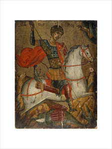 Icon of St George slaying the Dragon