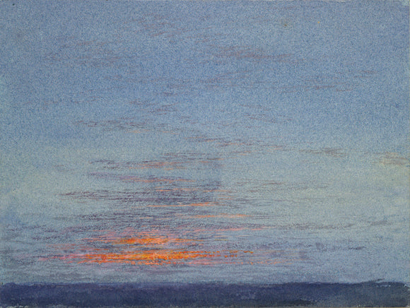 Study of Dawn: the first Scarlet on the Clouds, Denmark Hill, March 1868