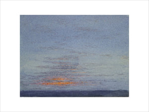Study of Dawn: the first Scarlet on the Clouds, Denmark Hill, March 1868