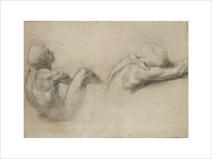 Recto: Two nude Studies