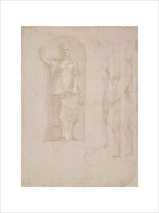 Study for Minerva and other figures