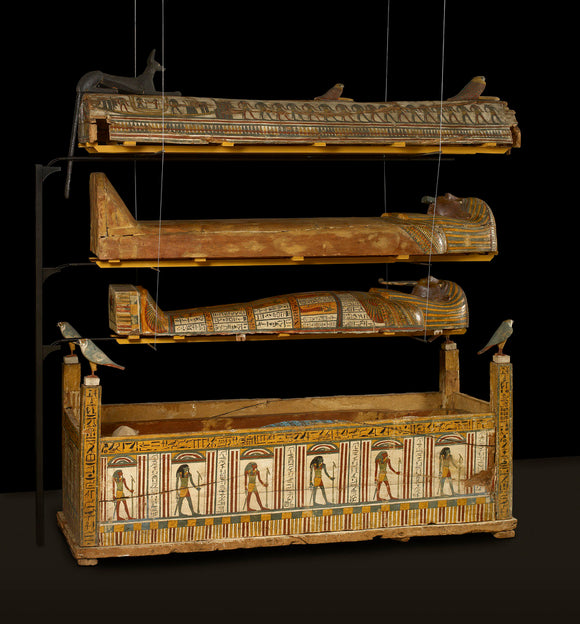 Djeddjehutefankh, complete mummy in inner coffin
