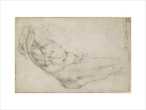 Study of a Recumbent male Figure in the New Sacristy of San Lorenzo