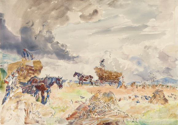 Haymaking (Sheepcotes Farm, Whitney, 4th September 1941)